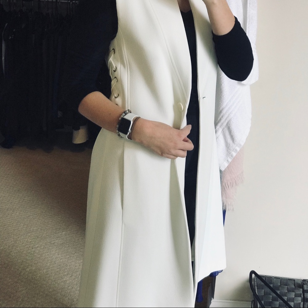 Gorgeous White Long Jacket